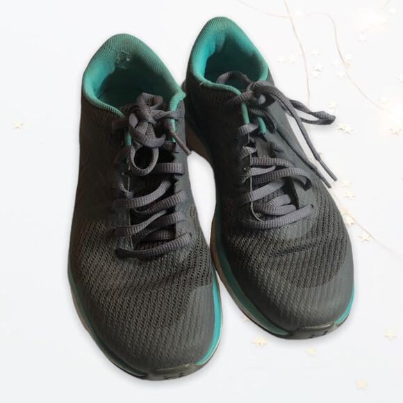 Under Armour Womens Micro G Press Training Shoes Blue Rhino Gray 1285804-076 7.5 - Picture 3 of 10